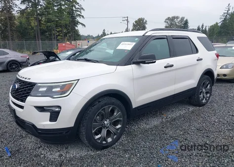 2018 Ford Explorer Sport from USA, damaged, VIN 1FM5K8GT0JGB80258